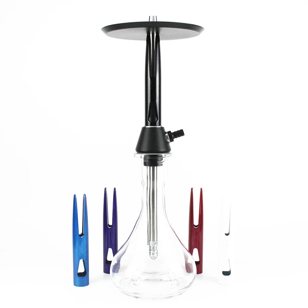 2021New Design Koress Hookah K3 Shisha with Innovative Traction Control Stainless Steel Koress K3 Black Gloss Hookah Accessories