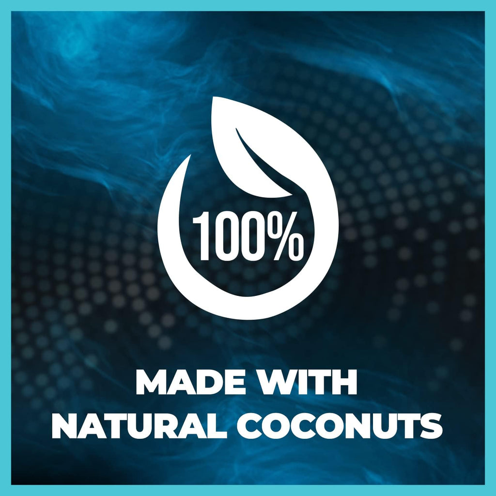 320° Carbone Naturale Di Noce Di Cocco (26Mm Cubes) per Barbecue E Narghilè, Shisha, 1 Kg