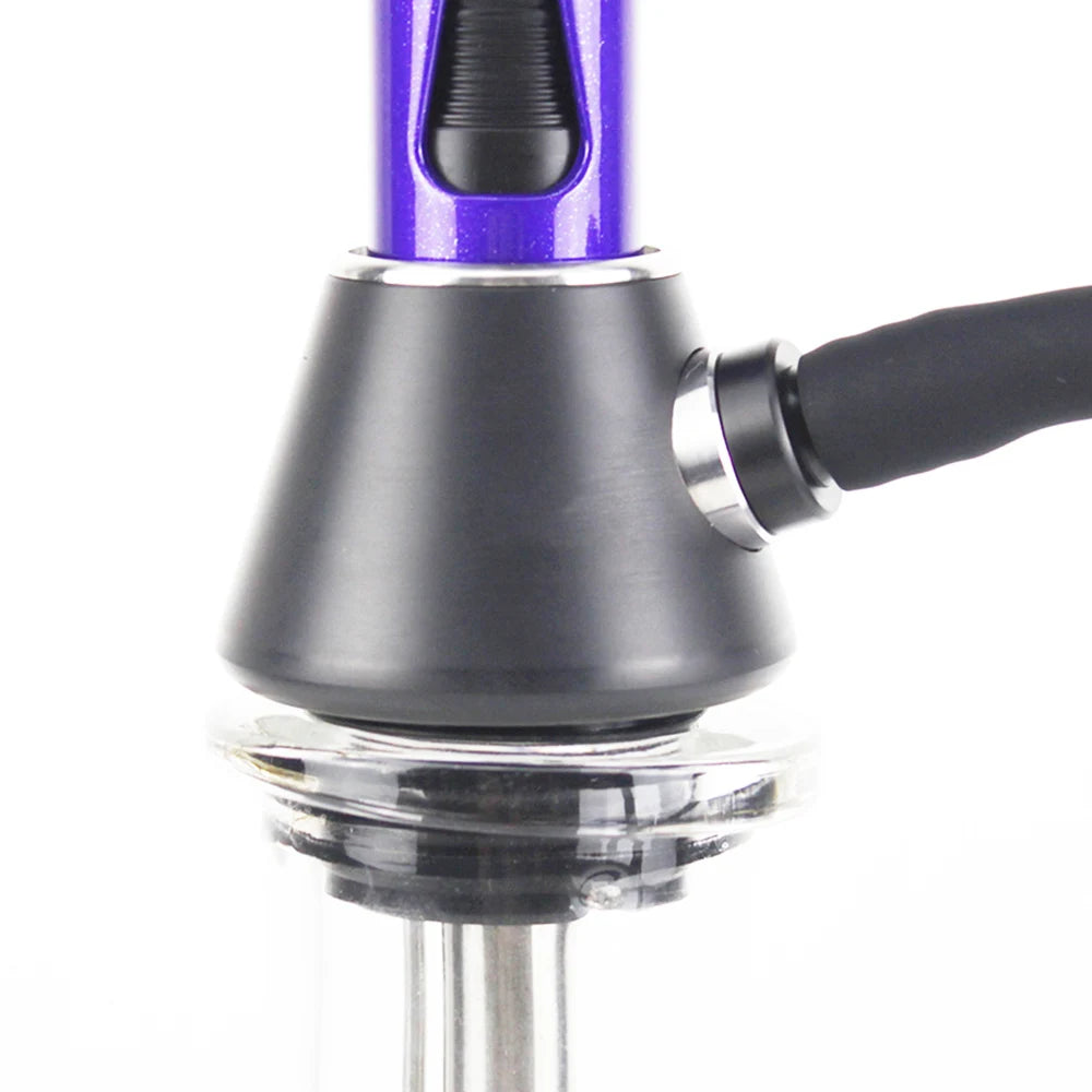 2021New Design Koress Hookah K3 Shisha with Innovative Traction Control Stainless Steel Koress K3 Black Gloss Hookah Accessories